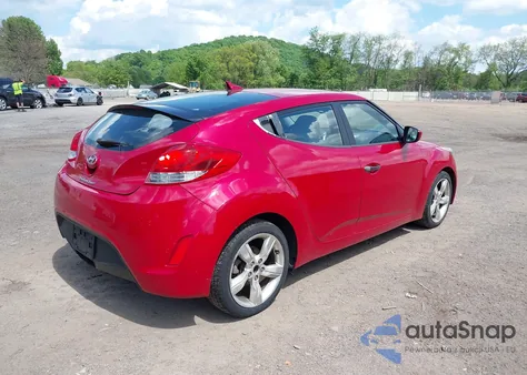 2012 Hyundai Veloster Base W/Gray z USA, uszkodzony, nr VIN KMHTC6AD7CU036446